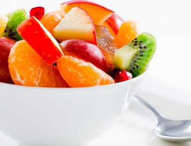 Salada de frutas de primavera